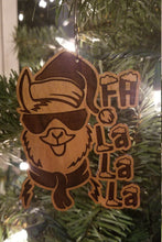 Load image into Gallery viewer, Fa la la llama ornament - Altered Goods