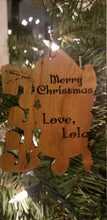 Load image into Gallery viewer, Fa la la llama ornament - Altered Goods