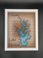 Load image into Gallery viewer, Lake norman cut out wooden frame sign - Altered Goods