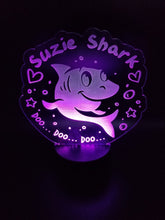 Load image into Gallery viewer, Custom name baby shark led night light - Altered Goods