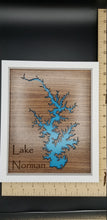 Load image into Gallery viewer, Lake norman cut out wooden frame sign - Altered Goods