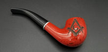 Load image into Gallery viewer, Freemason square and compass pipe - Altered Goods