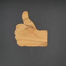Load image into Gallery viewer, Ok boomer cherry hardwood laser engraved ornament - Altered Goods
