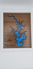 Load image into Gallery viewer, Lake norman cut out wooden frame sign - Altered Goods
