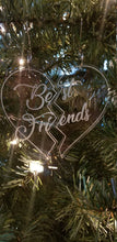 Load image into Gallery viewer, Best friends split heart ornament - Altered Goods