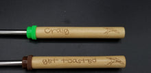 Load image into Gallery viewer, Laser engraved extendable marshmallow toasting forks - Altered Goods