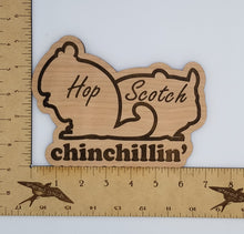 Load image into Gallery viewer, Chinchillin' custom name cherry plywood sign