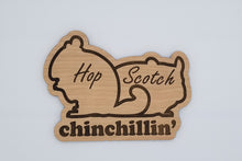 Load image into Gallery viewer, Chinchillin' custom name cherry plywood sign