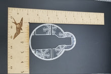 Load image into Gallery viewer, Mini liquor bottle holder acrylic snowflake ornament