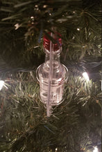 Load image into Gallery viewer, Mini liquor bottle holder acrylic snowflake ornament