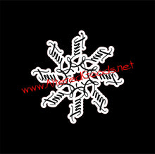 Load image into Gallery viewer, cunt flake svg dxf pdf corel draw files