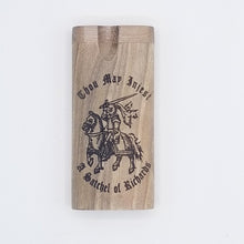 Load image into Gallery viewer, Thou may ingest a satchel of richards knight walnut dugout one hitter