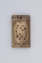 Load image into Gallery viewer, Cancer zodiac walnut dugout one hitter