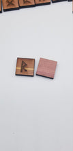 Load image into Gallery viewer, Rune meaning sign cedar laser engraved
