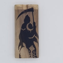 Load image into Gallery viewer, Grim reaper walnut dugout one hitter