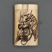 Load image into Gallery viewer, Tiger samurai walnut dugout one hitter