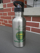 Load image into Gallery viewer, I coach whats your super power personalized water bottle - Altered Goods