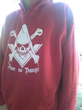 Load image into Gallery viewer, Freemason fear no danger square and compass sweatshirt - Altered Goods