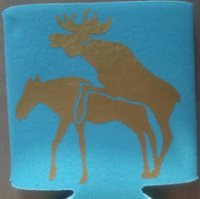 Load image into Gallery viewer, Humping moose beer can cooler - Altered Goods