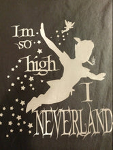 Load image into Gallery viewer, Neverland t shirt.
