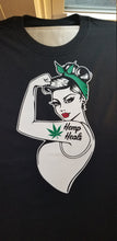Load image into Gallery viewer, Hemp heals cbd rosie the riveter shirt
