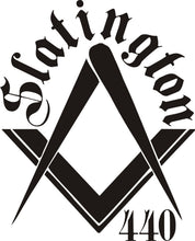 Load image into Gallery viewer, Masonic square and compass lodge mug
