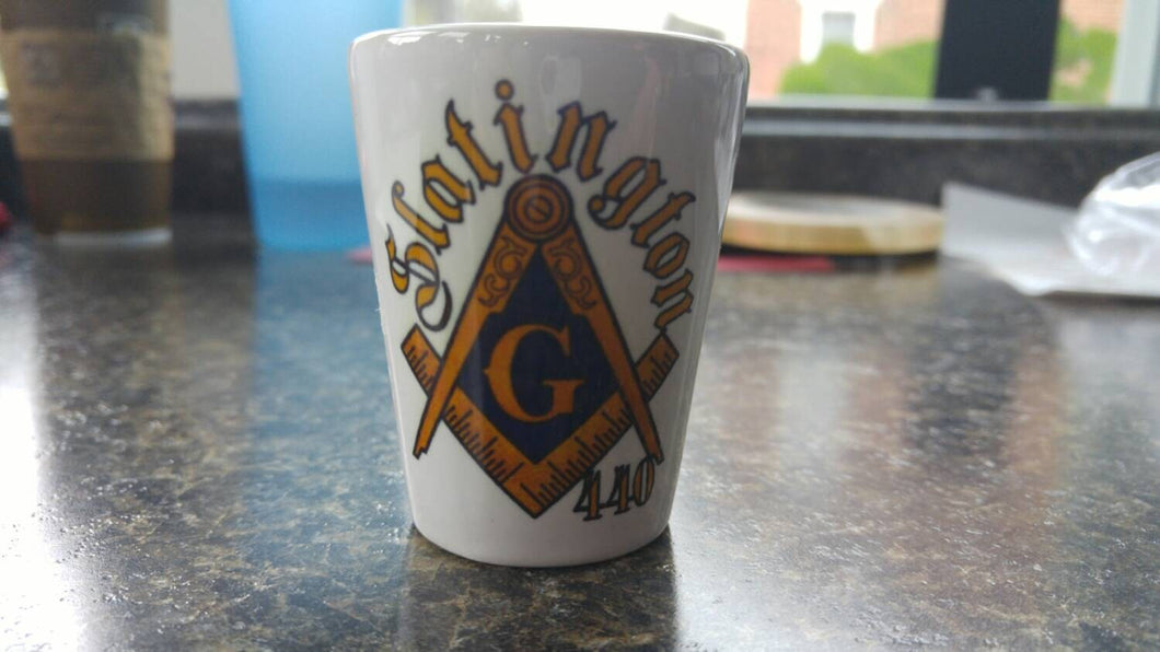 Freemason shot glass
