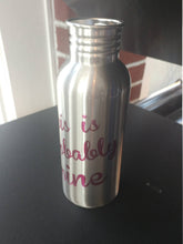 Load image into Gallery viewer, This is probably wine water bottle - Altered Goods
