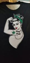 Load image into Gallery viewer, Hemp heals cbd rosie the riveter shirt - Altered Goods
