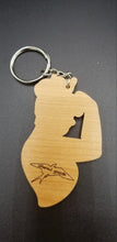 Load image into Gallery viewer, Hemp heals cbd rosie the riveter keychain - Altered Goods
