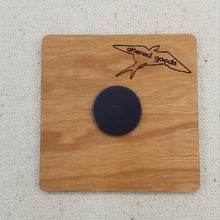 Load image into Gallery viewer, Straight outta quarantine cherry hardwood laser engraved magnet - Altered Goods
