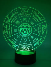 Load image into Gallery viewer, Wheel of the year led night light - Altered Goods
