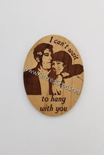 Load image into Gallery viewer, I can't wait to hang with you Epstein and Maxwel magnet - Altered Goods
