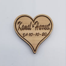Load image into Gallery viewer, Save the date wedding favor magnets

