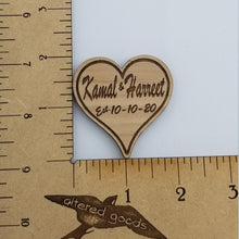 Load image into Gallery viewer, Save the date wedding favor magnets
