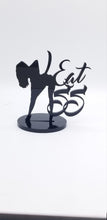 Load image into Gallery viewer, I eat ass stripper black acrylic desk sign - Altered Goods
