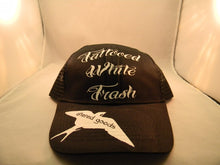 Load image into Gallery viewer, Tattooed white trash trucker hat - Altered Goods

