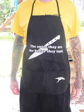 Load image into Gallery viewer, The cuter they are the better they taste chef knife apron - Altered Goods
