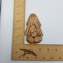 Load image into Gallery viewer, Boo job ghost wooden ornament
